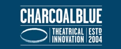 Charcoalblue logo with the text "Charcoalblue Theatrical Innovation ESTD 2004.